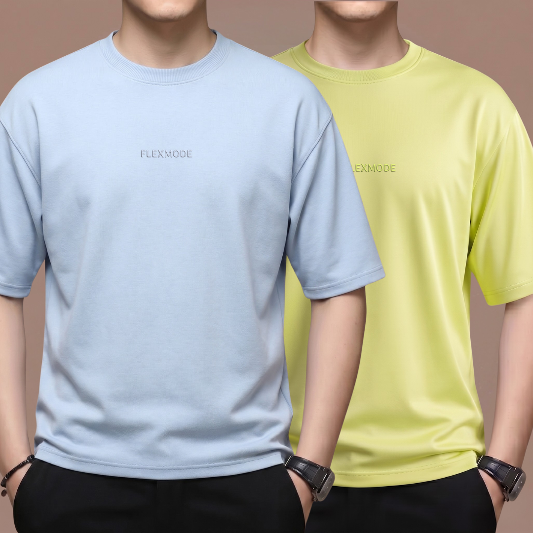 Drop Shoulde  T-shirt Premium fabrics Heavy Feel. Clean Look.Drop